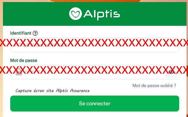 Connexion compte Alptis 